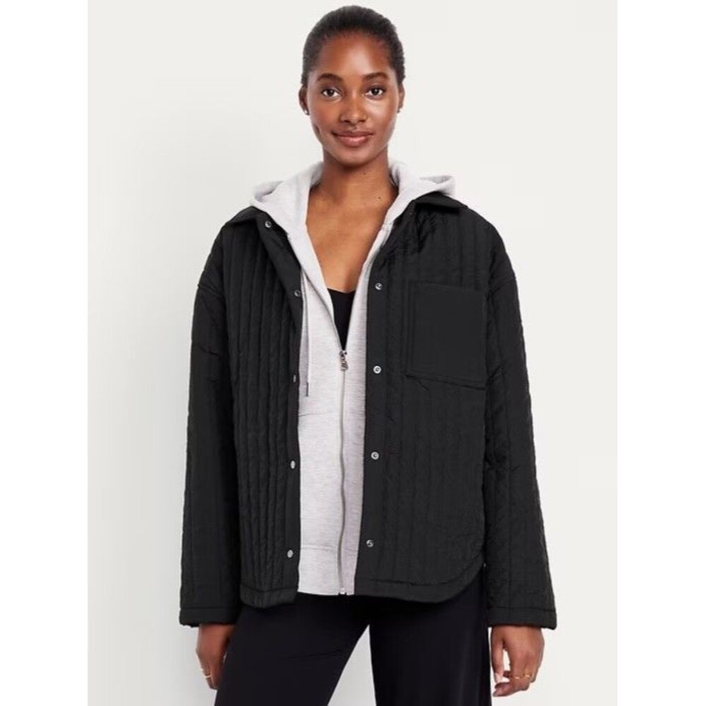 Old Navy Women NWT Oversized Lightweight Water-Resistant Quilted Jacket size XXL